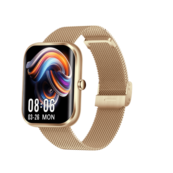 ak58 smartwatch golden smash strap