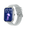 ak58 smartwatch gray silecone strap