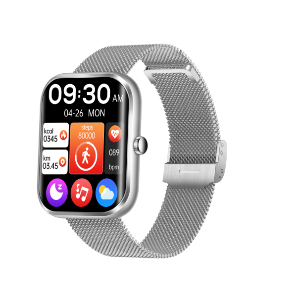 ak58 smartwatch gray smash strap