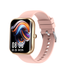 ak58 smartwatch pink silicone strap