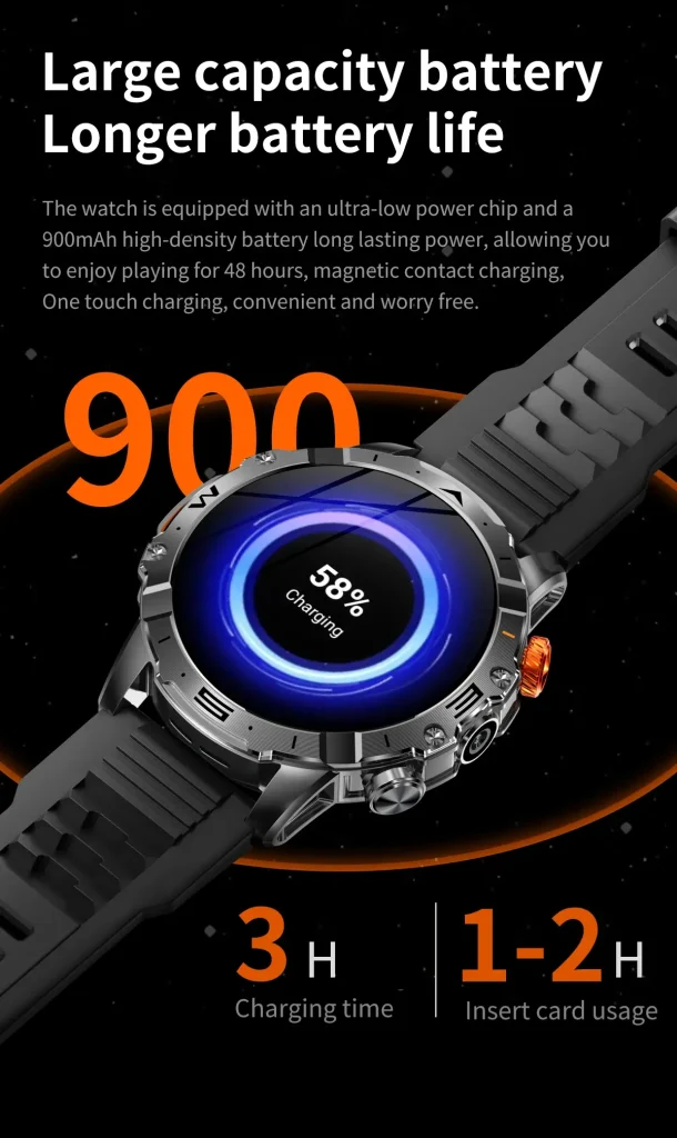 900mAh battery